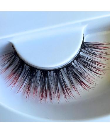 Playbox 3D Faux Mink Ombre Lashes | Easy Apply Reusable Wispies | Lightweight Fluffy Cruelty-Free Colored Strip Lashes | 5 Styles Available - Neverland - Buy Online on GoSupps.com