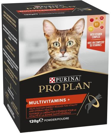 PRO PLAN Cat Multivitamin Supplement | Supports Vitality and Overall Health | With Vitamin B Complex | For Adult and Senior Cats | 120g Powder - Buy Online on GoSupps.com
