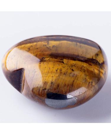 FORBY Natural Tiger's Eye Pocket Heart Love Stone - Healing Crystals for Chakra Balancing - Buy Online on GoSupps.com