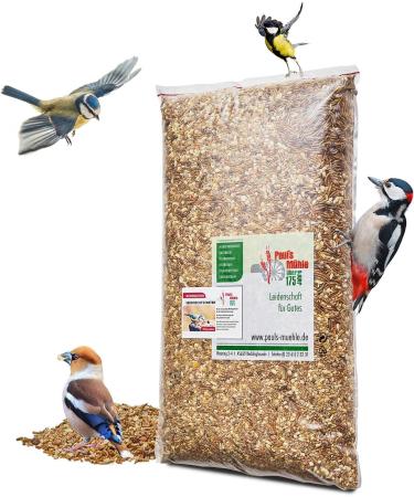 Paul's Mill Premium All-Year Wild Bird Feed - High Fat Content 10kg Pack for Year-Round Feeding - Buy Online on GoSupps.com