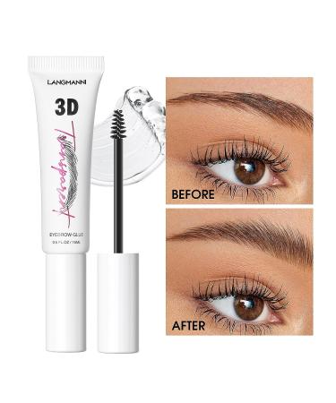 Eyebrow Gel Kit - Clear Brow Setting Gel + 4 Colors Mascara Cream | Waterproof & Long Lasting | Brow Glue Set for Perfect Eyebrow Color (5 Pcs) - Buy Online on GoSupps.com