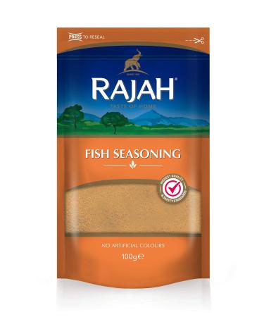 Rajah Spices Fish Seasoning | Fish Seasoning Powder | Fish Seasoning Rub | (100g) 100 g (Pack of 1) - Buy Online on GoSupps.com