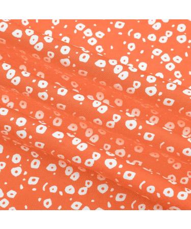 ToddlBy Ladies Summer Pocket Sleeveless Round Neck Swing Fashion Floral Dress plus Dresses for Women plus Size Orange Large - Buy Online on GoSupps.com