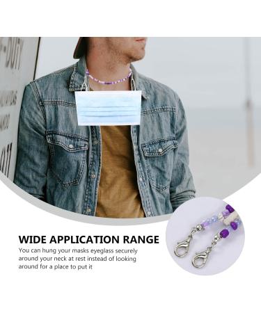 Magiclulu Glasses Mask Chain - 2 Pack Multifunctional Lanyard for Masks & Glasses - Practical Ear Strap & Lining Tape - 50x0.3cm - Buy Online on GoSupps.com