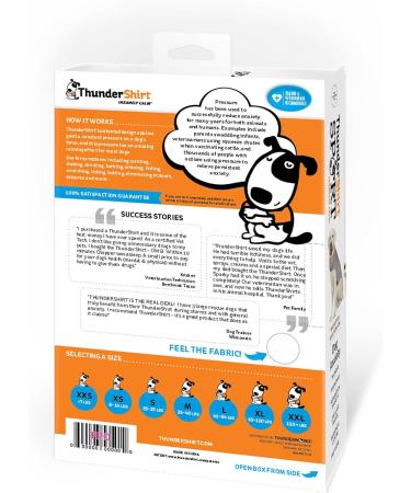 Thundershirt Dog Anxiety Jacket - Platinum XXL | Ultimate Comfort for Anxious Dogs | International Shipping Available - Buy Online on GoSupps.com