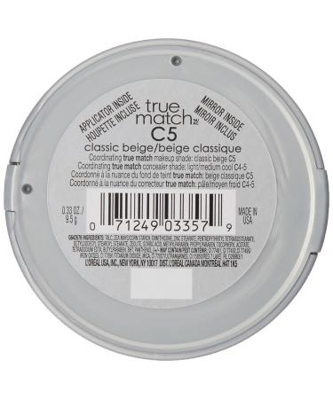 L'Or al Paris True Match Super-Blendable Powder Classic Beige 0.33 oz | Long-lasting Matte Finish - Buy Online on GoSupps.com