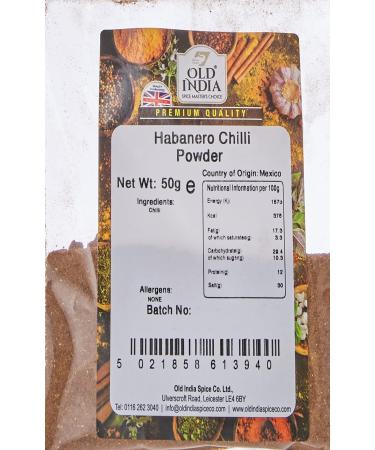 Old India Habanero Chilli Powder 50g 50 g