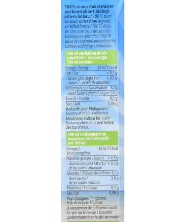 Dr.Goerg Premium Organic Coconut Water - 1 kg | Pure Refreshing & Naturally Hydrating - Buy Online on GoSupps.com