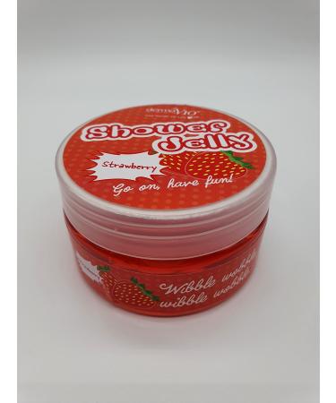 VEGAN Pack of 2 Derma V10 Shower Jelly Strawberry Vegan 100ml