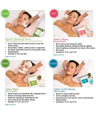 Intrinsics Petite Cotton Wipes 2x2 - 4-Ply 100% Cotton (200 Count) - Buy Online on GoSupps.com