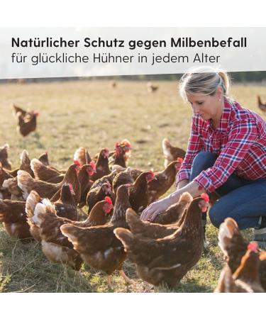 Fleim ller Chicken Food Against Mites 5kg - Dust-Free Laying Hen Feed Pellets - Premium Natural Ingredients with Citrus & Herbs - 100% GMO-Free - AMA Seal of Quality - Buy Online on GoSupps.com