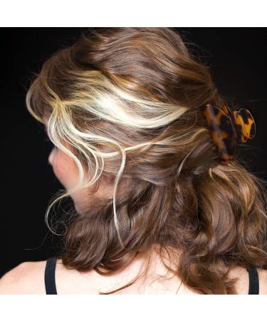 6-Piece Tortoise Shell Hair Claw Clip Set - 2 Inch Medium Banana Hair Clips for Women and Girls - Assorted Designs - Buy Online on GoSupps.com
