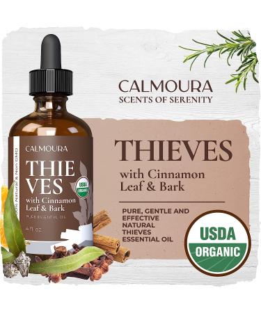 4oz Thief Immunity Essential Oil Organic Blend | Therapeutic Grade USDA Certified | Clove, Cinnamon, Rosemary, Lemon & Eucalyptus Blend - Buy Online on GoSupps.com