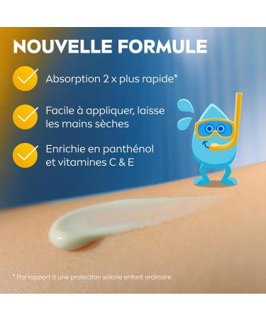 NIVEA SUN Lait Solaire Protect & Hydrate Kids SPF 50+ 200 ml - Cr me Solaire r sistante l'eau - Haute Protection Visage et Corps pour la peau d licate des Enfants incolore 200 ml (Lot de 1) - Buy Online on GoSupps.com