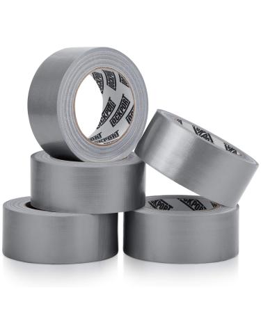 Duct Tape Heavy Duty - 5 Roll Multi Pack - Silver 90 Feet x 2 Inch - Strong Flexible No Residue All-Weather and Tear by Hand - Bulk Value for Do-It-Yourself Repairs Industrial Professional Use 1.88 inch x 30 yards 5-Pack Silver - Buy Online on GoSupps.com