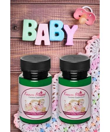 Cassava Root - Fertility Supplement for Twins - Vitamin for a Natural Pregnancy - 2 Month Supply