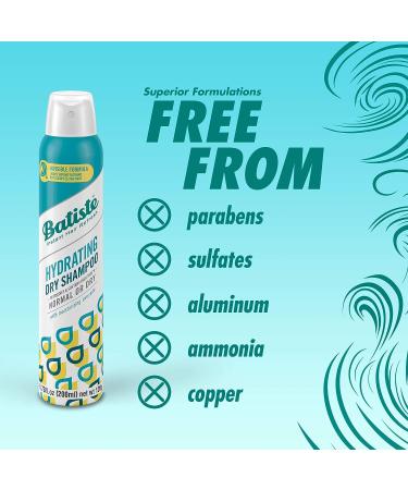 Batiste Hydrating Dry Shampoo - 6.73 fl. oz. | Refresh & Revive Your Hair - Buy Online on GoSupps.com