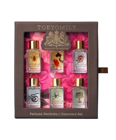 TOKYOMILK Eau de Parfum Discovery Set 6 Fragrances in 0.23 fl. oz. Bottles Perfume for Women Mini Perfume Set Perfume Sampler Set Women s Perfume Gift Set Sample Size Perfumes