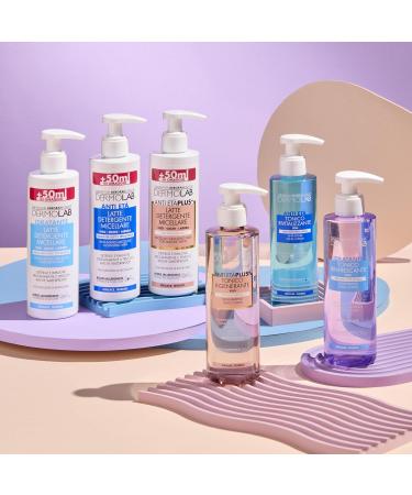 Dermolab Moisturizing and refreshing facial toner for all skin types with hyaluronic acid pool firming effect cleanses the skin without alcohol 200 ml - Buy Online on GoSupps.com