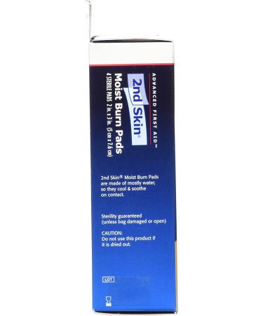 2nd Skin Moist Burn Pads Medium - 4-Count (2 x 3 Inches) - Buy Online on GoSupps.com