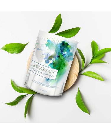 Tea Tree Oil Foot Scrub - 24oz | Treat Nail Fungus Athlete's Foot & Odor - Shop Internationally - Buy Online on GoSupps.com