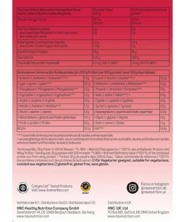 Maxinutrition MaxClear Cherry - 100% Clear Whey Protein Isolate | 420g | 24g Protein per Serving | Refreshing & Low-Calorie | No Artificial Flavors - Buy Online Worldwide - Buy Online on GoSupps.com
