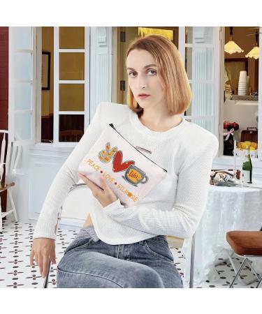 Levlo Funny Girl Inspired Cosmetic Bag - Perfect Gift for Luke's Fans | Peace Love Luke's Makeup Zipper Bag for Friends & Family - Buy Online on GoSupps.com