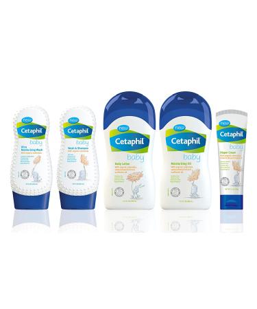 Cetaphil Baby Moisturizing Oil with Organic Calendula & Almond Oil - 13.5 fl oz - Buy Online on GoSupps.com
