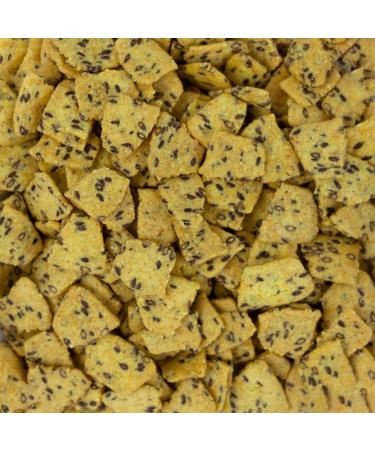 Flax Seed Corn Chips - Healthy Snacks - Bulk Size (1 lb.) | Resealable Zip Lock Stand Up Bag - Buy Online on GoSupps.com