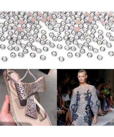 FEIlei Flatback Glass Nails Rhinestones Nail Art Decoration Gems Manicure Accessories - Buy Online on GoSupps.com