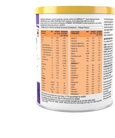 Buy Abbott Prosure Nutrition Drink 400g (Orange) - Weight Gain Supplement for Cachexia Lean Mass Anorexia - International Shipping Available - Buy Online on GoSupps.com
