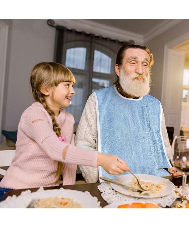 Avalon Waterproof Adult Bibs for Elderly Men and Women - Pack of 2 | Senior Citizens Clothing Protector - Buy Online on GoSupps.com