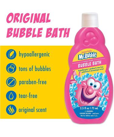 Mr. Bubble Kids Ultimate Bath Time Fun Pack - Bubble Bath, Bath Fizzer, Soap Stickers, Bath Potion - 2 Pack - Buy Online on GoSupps.com