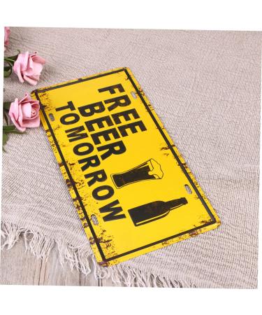 Alipis Emblems Vintage Signs Antique Signs Iron Sign Painting Iron Painting License Plate Metal Crafts - Buy Online on GoSupps.com