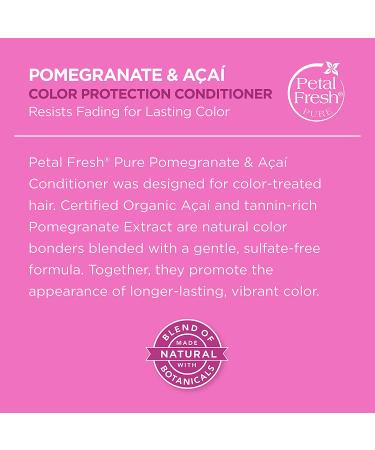 Petal Fresh Pure Color Protection Conditioner - Pomegranate & Acai 16 fl oz | Best Hair Care for Color-Treated Hair - Buy Online on GoSupps.com