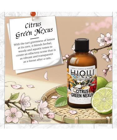 HIQILI 30ML Geranium Essential Oil & 30ML Citrus Green Fragrance Oil for DIY Diffuser - Buy Online on GoSupps.com