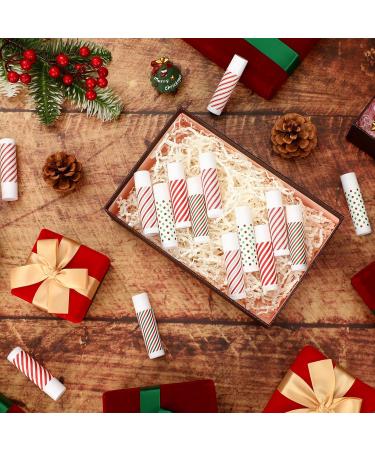 Dunzy 100 Pack Christmas Lip Balm Gifts Bulk Stripes Lip Balms Favors Employee Appreciation Thank You Gifts Team Inspirational Gift for Xmas Fall Thanksgiving Party Women Men Coworkers Staff Teachers - Buy Online on GoSupps.com