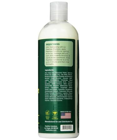 Real Aloe Argan Oil & Oat Beta Aloe Vera Hair Conditioner - 16 Oz | Nourishing Hair Care for All Hair Types | International Shipping Available - Buy Online on GoSupps.com