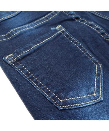 KIDSCOOL SPACE Baby Little Boys Jeans | Straight Fit Ripped Denim Pants | 4-5 Years | Deepblue-2498 - Buy Online on GoSupps.com