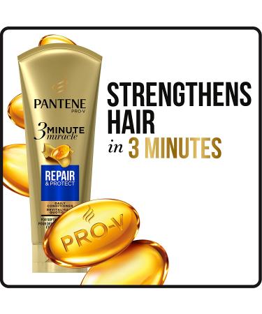Pantene Repair & Protect 3 Minute Miracle Deep Conditioner - 6 fl oz | Hair Repair Treatment - Buy Online on GoSupps.com