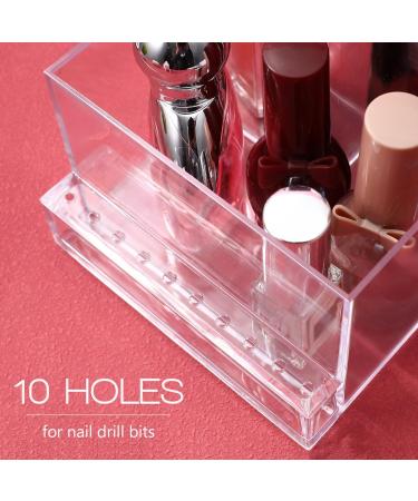 Beaupretty Nail Drill Bits Holder Nail Drill Grinding Bit Holder Professional Nail Art Polishing Grinding Drill Bit Holder Nail Drill Bit Holder Stand Displayer Organizer for Home Salon Use - Buy Online on GoSupps.com