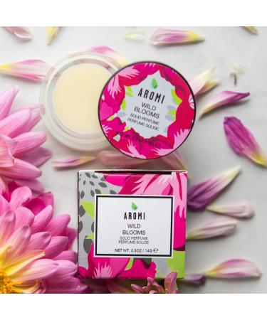 Aromi Solid Perfume | Floral Fragrance Vegan Cruelty-free Travel Women s Gift Peony Orange and Lily Scent Concentrated Alcohol-Free Scent Handmade (Wild Blooms) - Buy Online on GoSupps.com