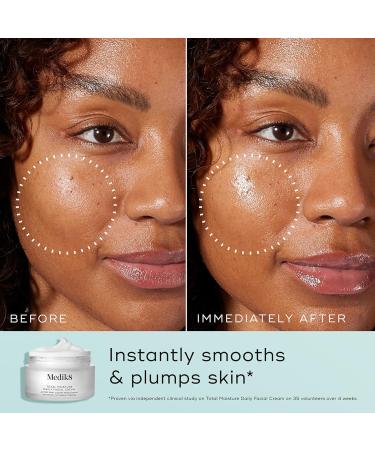 Medik8 Total Moisture Daily Facial Cream - Hydrating Peptide Moisturizer with Hyaluronic Acid for Plump Skin - Supports Skin Barrier - 1.6 oz - Shop Internationally - Buy Online on GoSupps.com