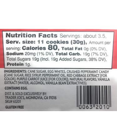 Trader Joe's Mini Peppermint Meringues 4 oz - Irresistible Holiday Treat - Buy Online on GoSupps.com