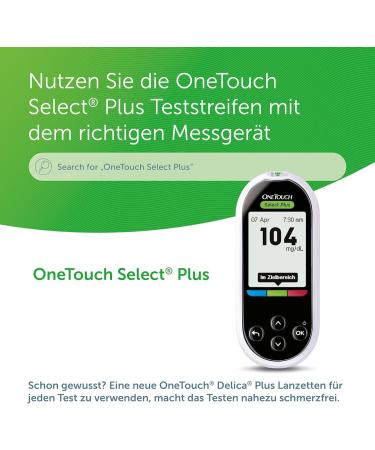 Onetouch Select Plus Kombi-Pack S | Blood Sugar Test Strips & Lancets for Diabetes | 30 Tests per Pack | Accurate & Reliable Glucose Monitoring - Buy Online on GoSupps.com