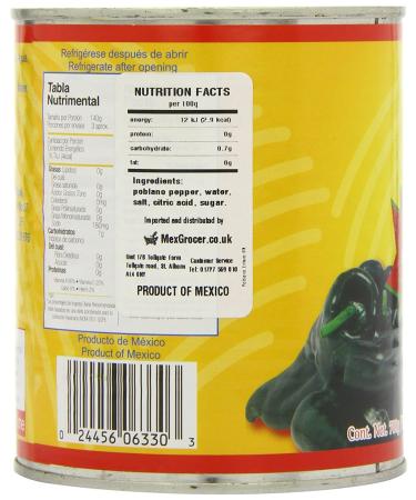 San Miguel Whole Poblano Peppers - Authentic Mexican Flavor | Shop Now - Buy Online on GoSupps.com