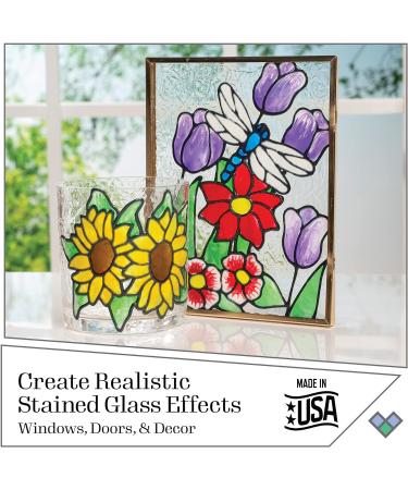 Plaid Gallery Glass Window Color Beginner Set 2oz (8-Pack) - Create Stunning Stained Glass Effects! - Buy Online on GoSupps.com
