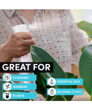 Hula Home Spray Bottle for Hair - 10.1oz Flairosol Continuous Fine Mist Sprayer - Ideal for Hairstyling Cleaning Salons & Essential Oils - White - Buy Online on GoSupps.com