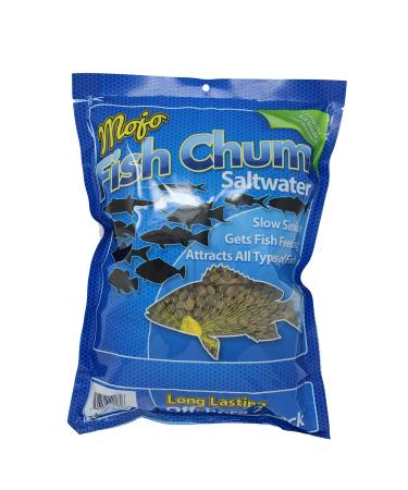 Fish Chum Mojo Dry Offshore Saltwater Fish Chum Aquatic Nutrition 2 lb, Brown, Medium Pellet (Mojodry2)