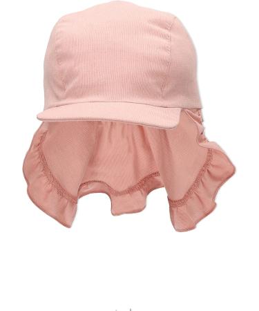Sterntaler Girls Peaked Cap with Neck Protection - Wave Sun Hat 43 Pale Pink | International Shipping Available - Buy Online on GoSupps.com